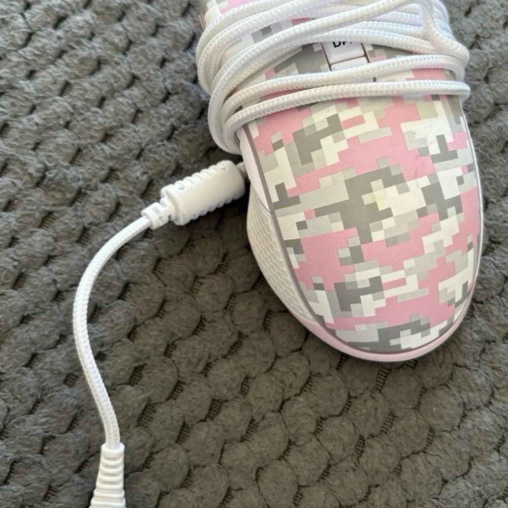 Pink and White Gaming Mouse